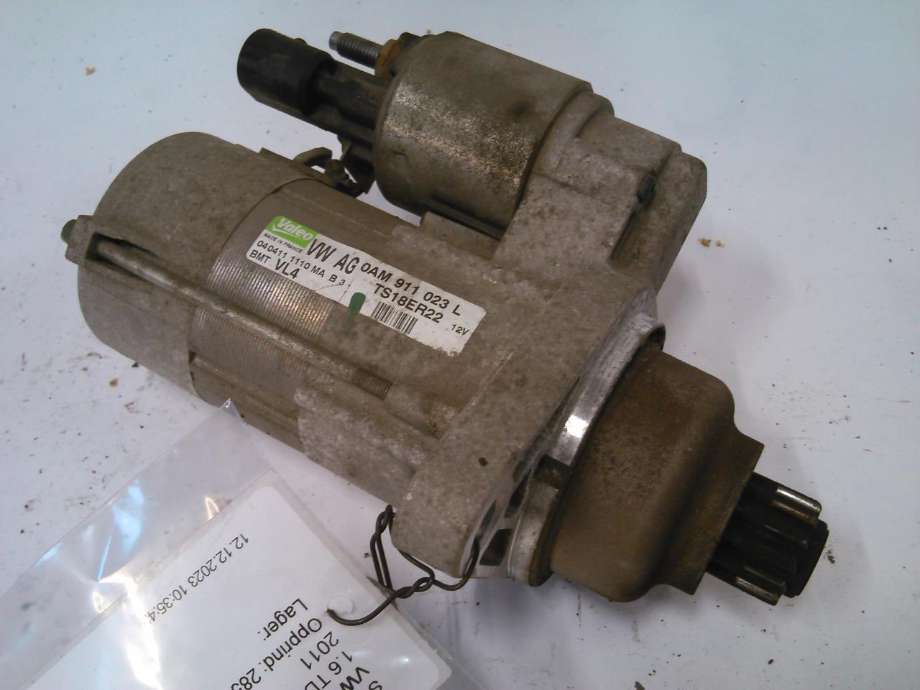 Starter diesel til VW Golf, Plus/Cross, 2009-2013 (Fase 2)  (VALEO|0AM911023L)