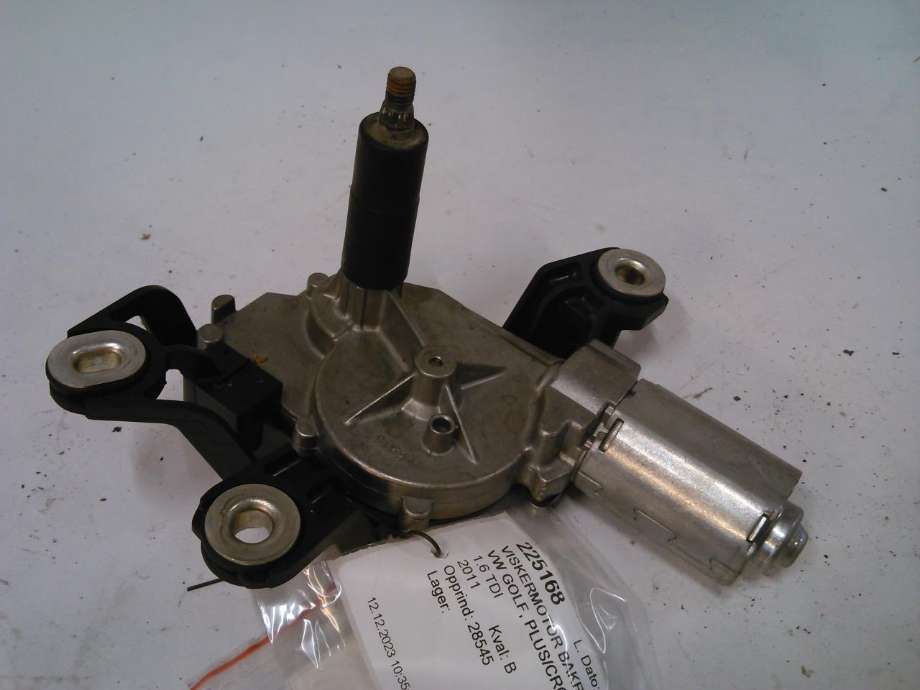 Viskermotor bakrute til VW Golf, Plus/Cross, 2009-2013 (Fase 2)  (0390201216)