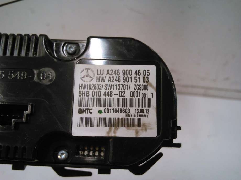 Varmeapparat betjening til Mercedes B-Klasse 2011-2018 (W246) (W246) (A2469004605|)