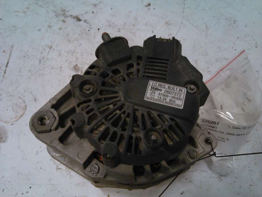 Dynamo til Hyundai i20 2009-2014 (Type I)  (VALEO|2607372|37300-2B300|)