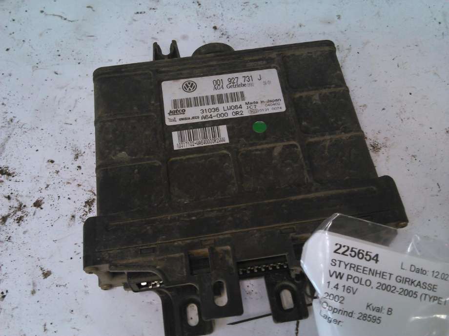 Styreenhet girkasse til VW Polo, 2002-2005 (Type IV, Fase 1)  (001927731J)