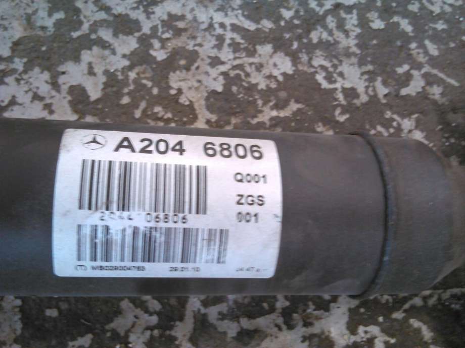 Mellomaksel bakre til Mercedes GLK 2008-2015 (X204) (X204) 