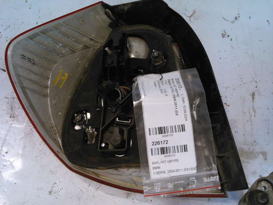 Baklykt høyre til BMW 1-Serie 2004-2011 (E81/E82/E87/E88) (E81/E82/E87/E88) 