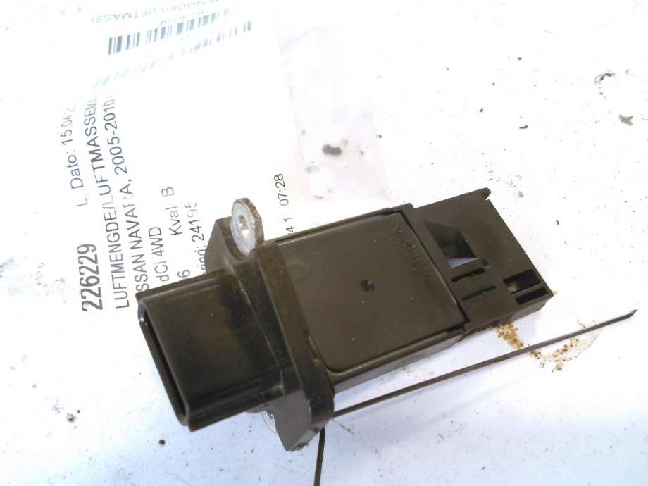 Luftmengde/luftmassemåler til Nissan Navara, 2005-2010 (Fase 1) (D40) (D40)
