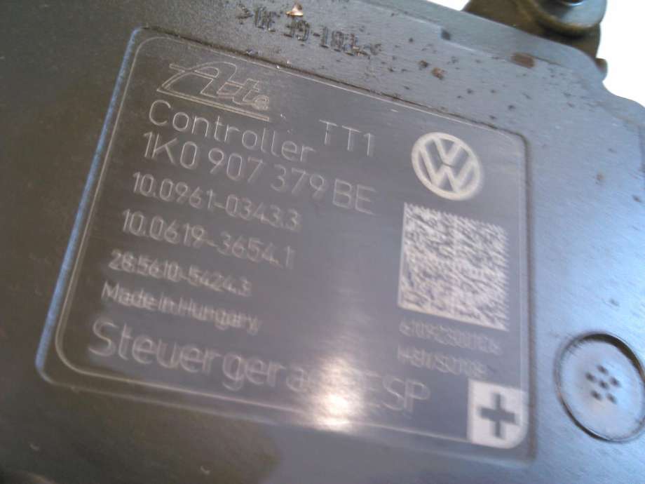 ABS sentral til Škoda Octavia 2009-2013 (Type II, Fase 2)  (1K0907379BE|1K0614517CP|)