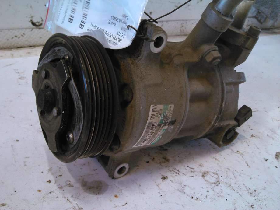 Aircondition kompressor til Škoda Octavia, 2009-2013 (Type II, Fase 2)  (5N0820803C)