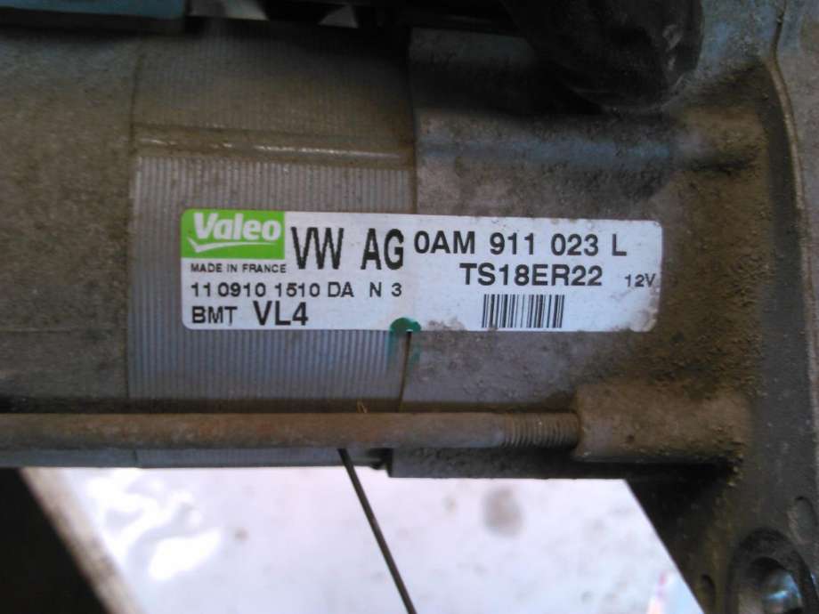 Starter diesel til Škoda Octavia 2009-2013 (Type II, Fase 2)  (0AM911023L|)