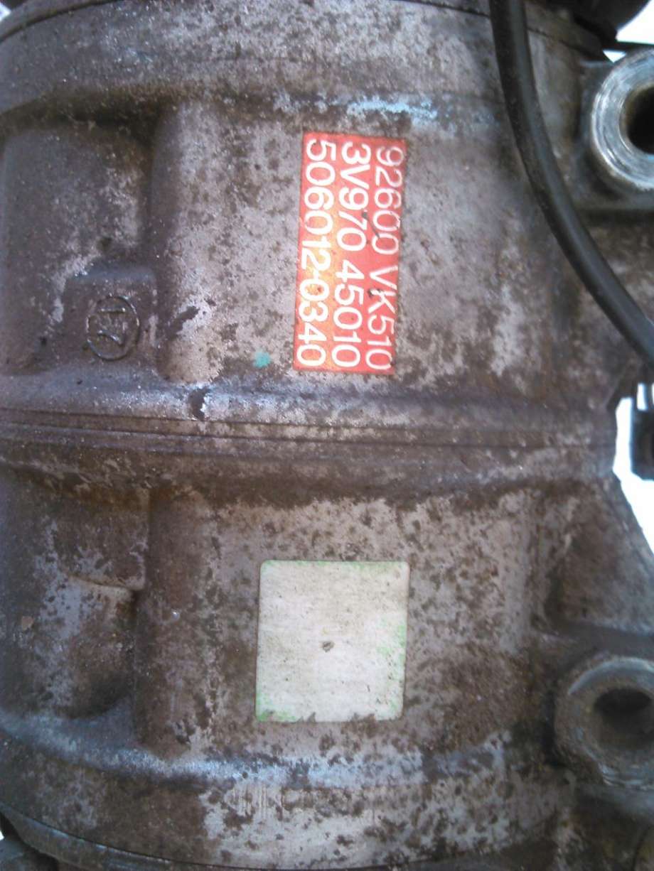Aircondition kompressor til Nissan King Cab 2002-2011 (Fase 2) (D22/NP300) (D22/NP300) 