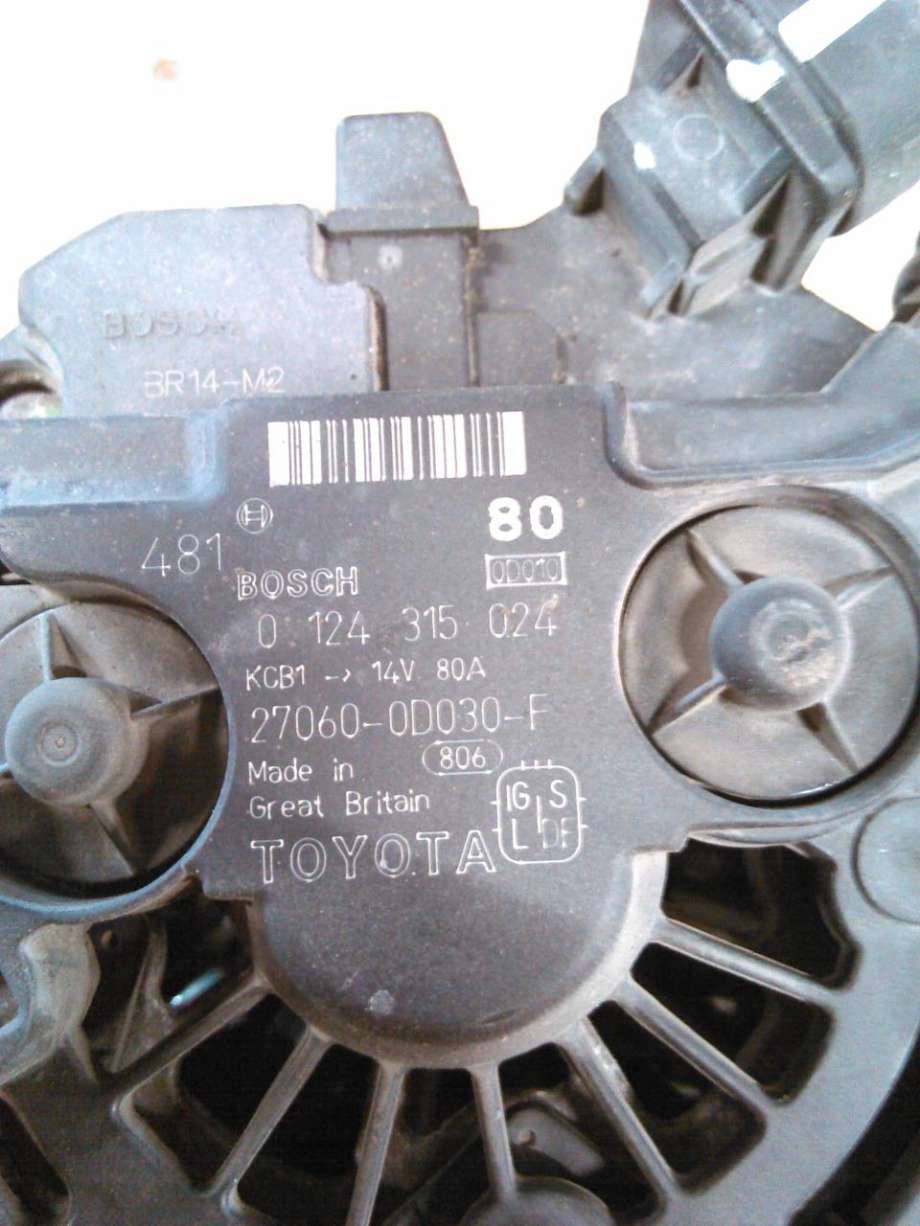 Dynamo til Toyota Corolla 2002-2007  (0124315024|)