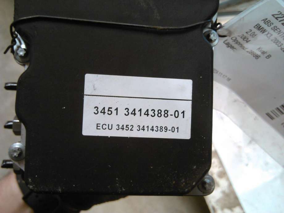 ABS sentral til BMW X3 2003-2006 (Fase 1) (E83) (E83) (0265950318|34513414388-01|34523414389-01)