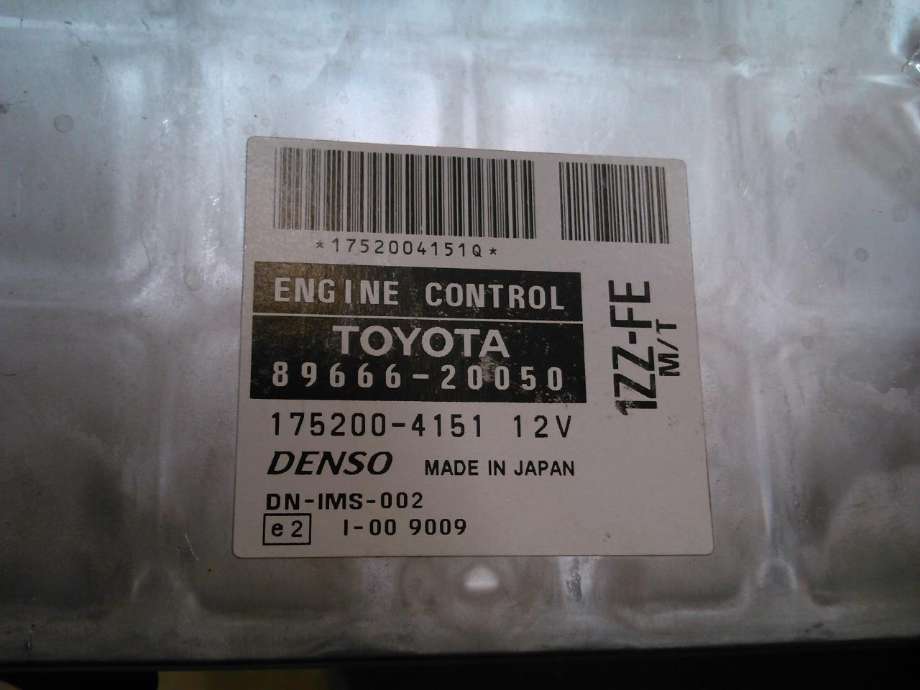 Styreenhet motor til Toyota Celica 2000-2005 (Type VII)  (DENSO|89666-20050|175200-4151|)