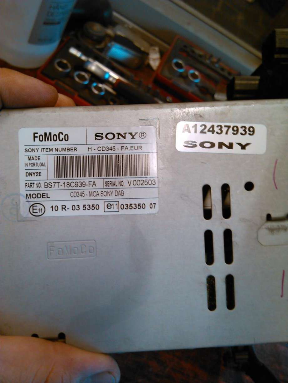 Bilstereo til Ford Mondeo 2011-2014 (Type IV, Fase 2)  (BS7T-18C939-FA|)