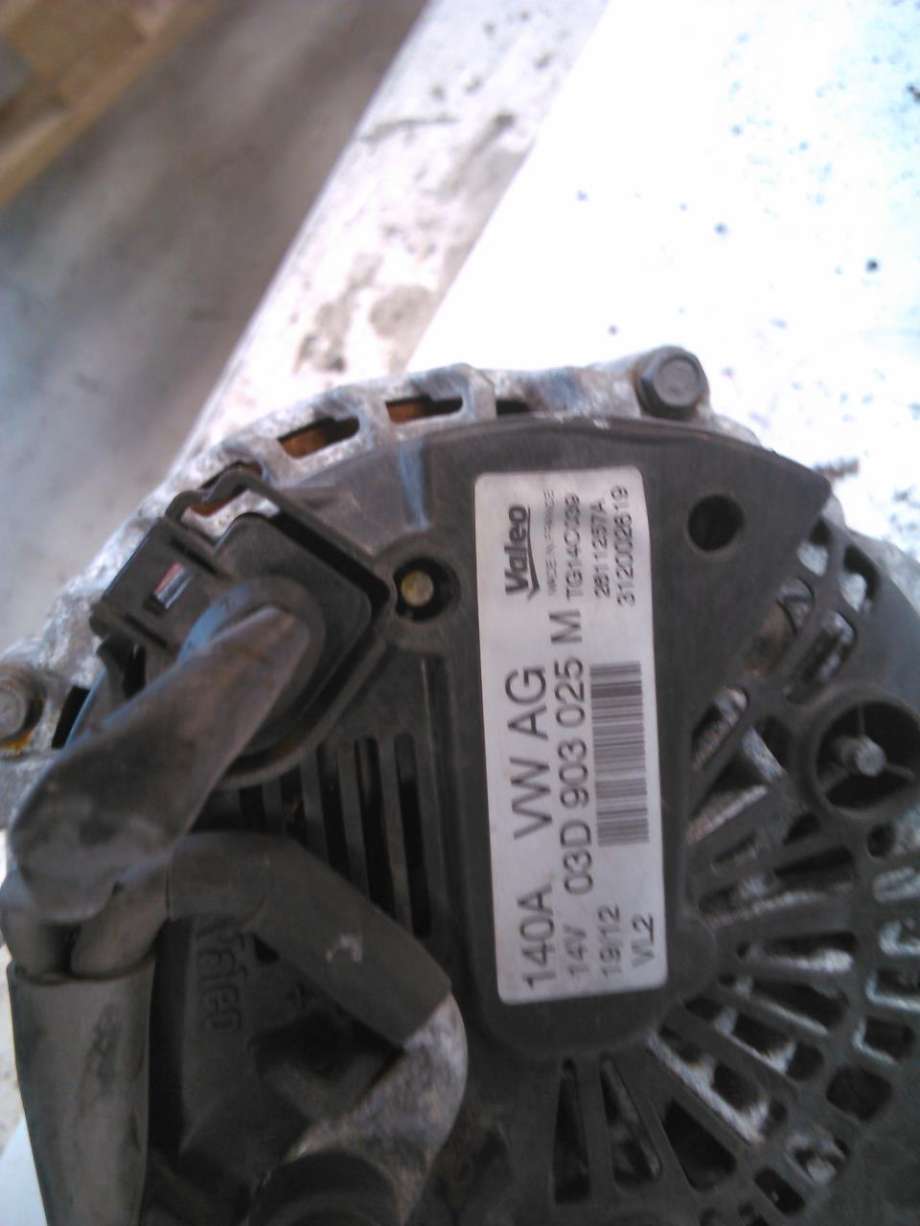 Dynamo til VW Polo 2009-2014 (Type V, Fase 1)  