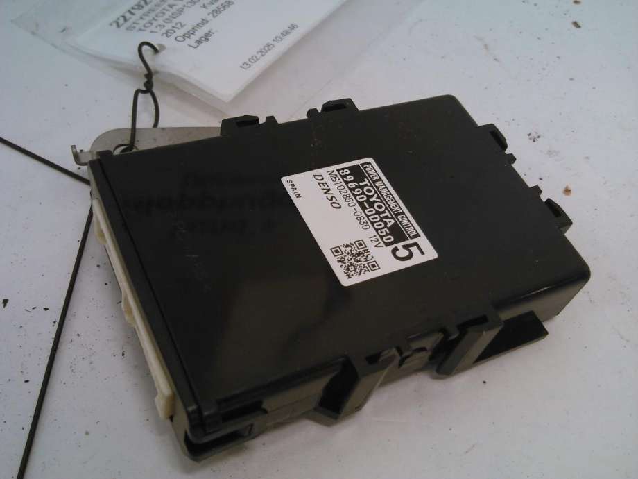 Styreenhet diverse til Toyota Yaris, 2012-2014 (Type III, Fase 1)  (89690-0D050)