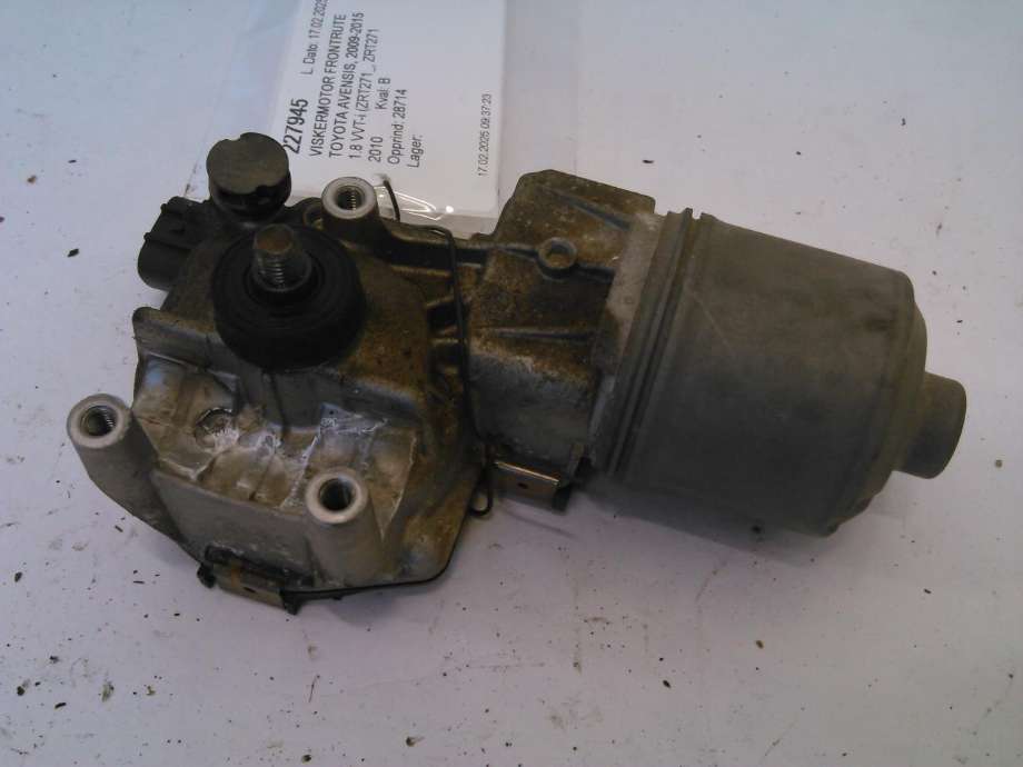 Viskermotor frontrute til Toyota Avensis, 2009-2015 (Type III, Fase 1)  (BOSCH|0390241642)