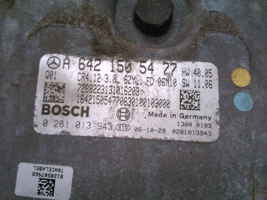 Styreenhet motor til Mercedes ML 2005-2011 (W164) (W164) (BOSCH|0281013943|A6421505427|)