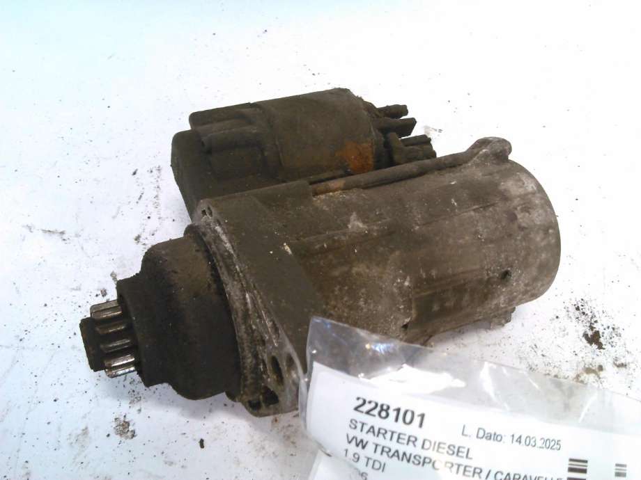 Starter diesel til VW Transporter / Caravelle, 2003-2009 (Fase 1) (T5) (T5) 