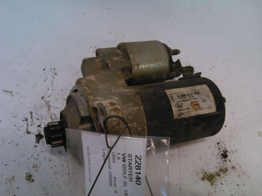 Starter til VW Golf III, 1992-1997  (0986017830)