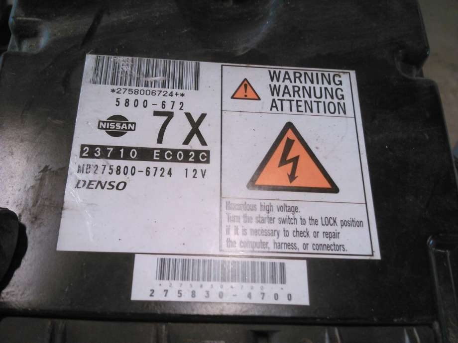 Styreenhet motor til Nissan Navara 2005-2010 (Fase 1) (D40) (D40) (DENSO|23710EC02C|MB275800-6724|)
