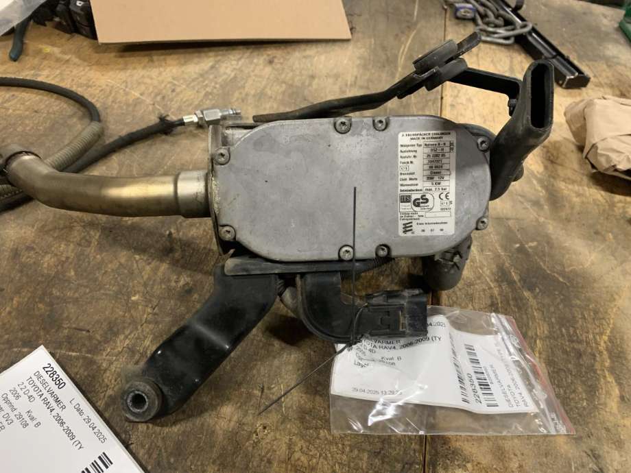 Dieselvarmer til Toyota RAV4 2006-2009 (Type III, Fase 1)