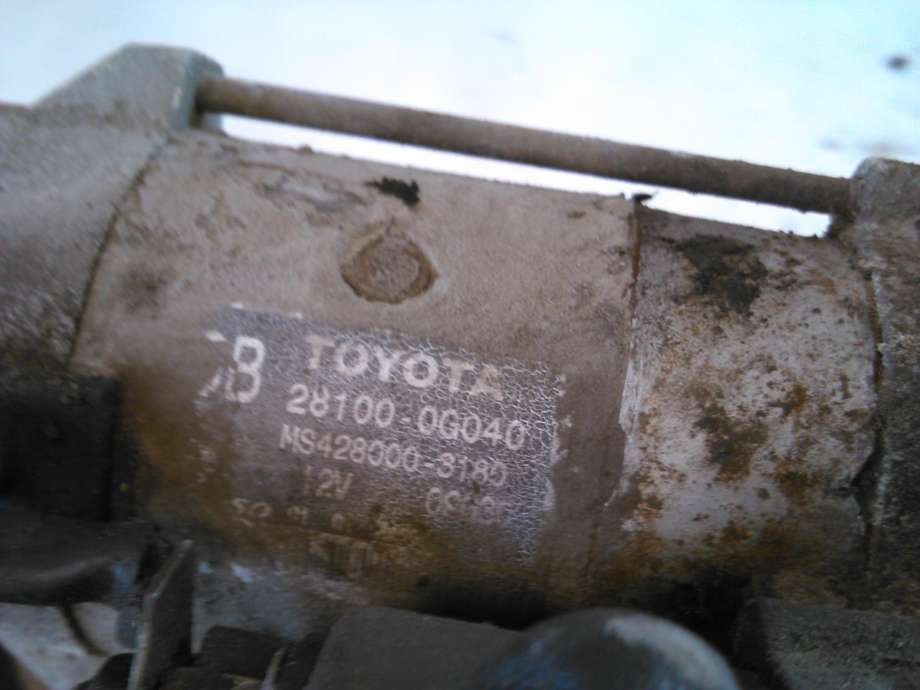 Starter diesel til Toyota RAV4 2006-2009 (Type III, Fase 1)  (28100-0G040|MS428000-3180|)