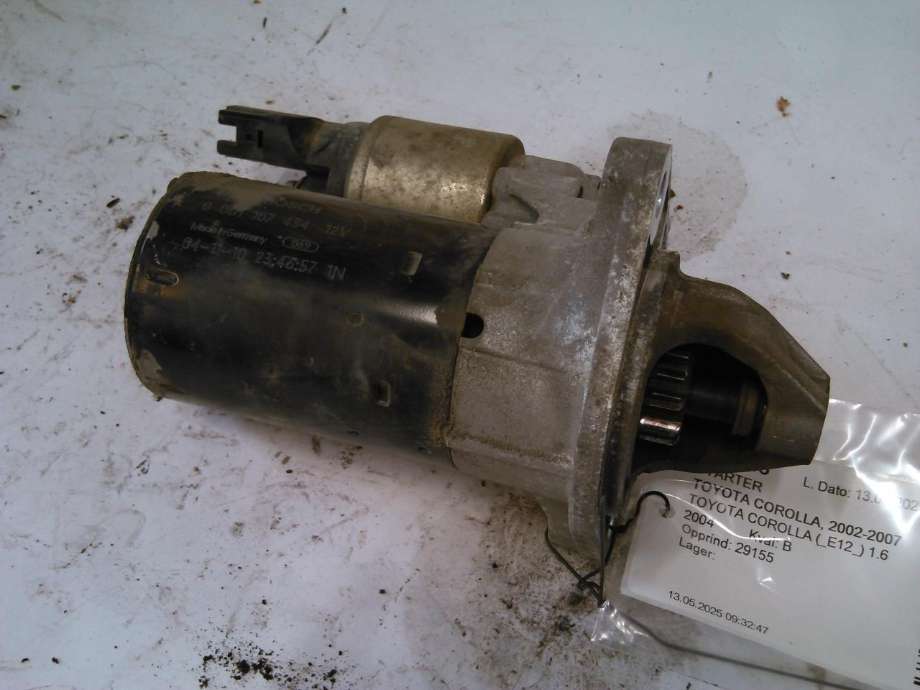 Starter til Toyota Corolla, 2002-2007  (0001107434)