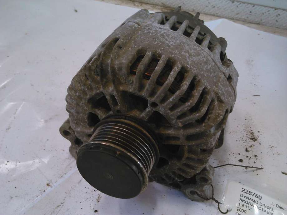 Dynamo diesel til Škoda Octavia, 2009-2013 (Type II, Fase 2)  (06F903023C)