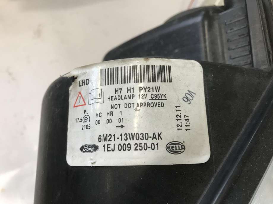 Frontlykt venstre halogen til Ford Galaxy 2010-2015 (Type III, Fase 2)  