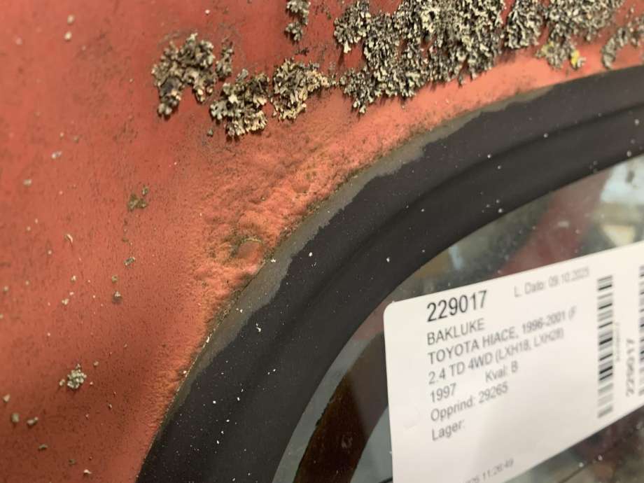 Bakluke til Toyota Hiace 1996-2001 (Fase 1)  