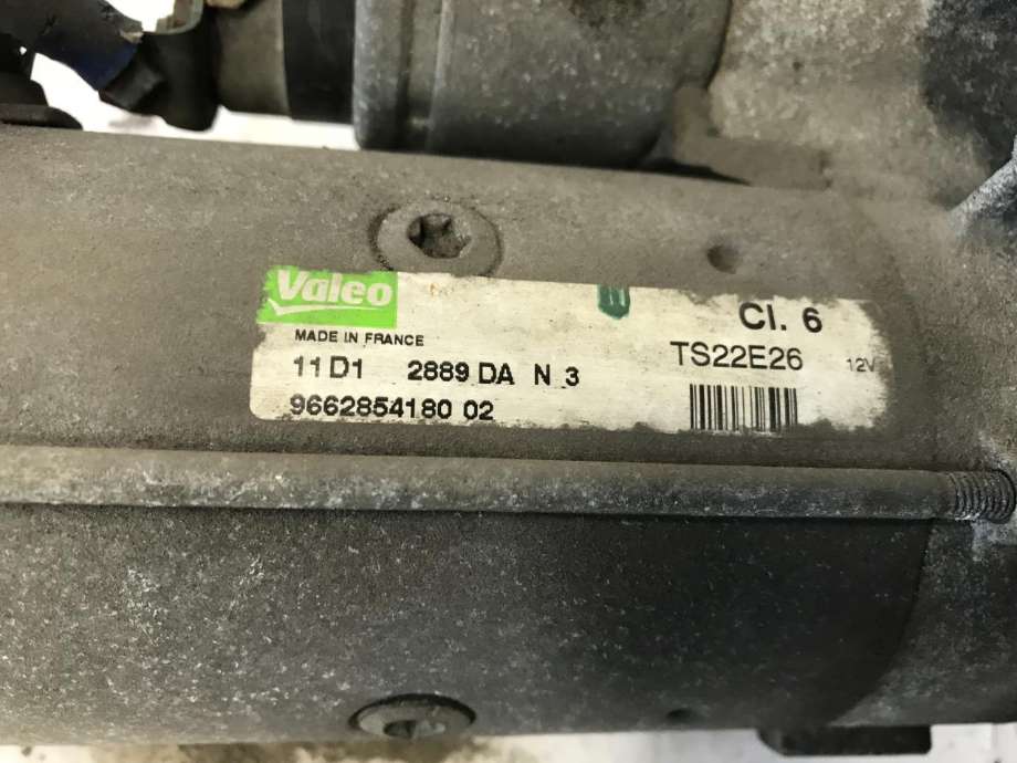 Starter diesel til Peugeot 308 2011-2013 (Type I, Fase 2)  (9662854180|)
