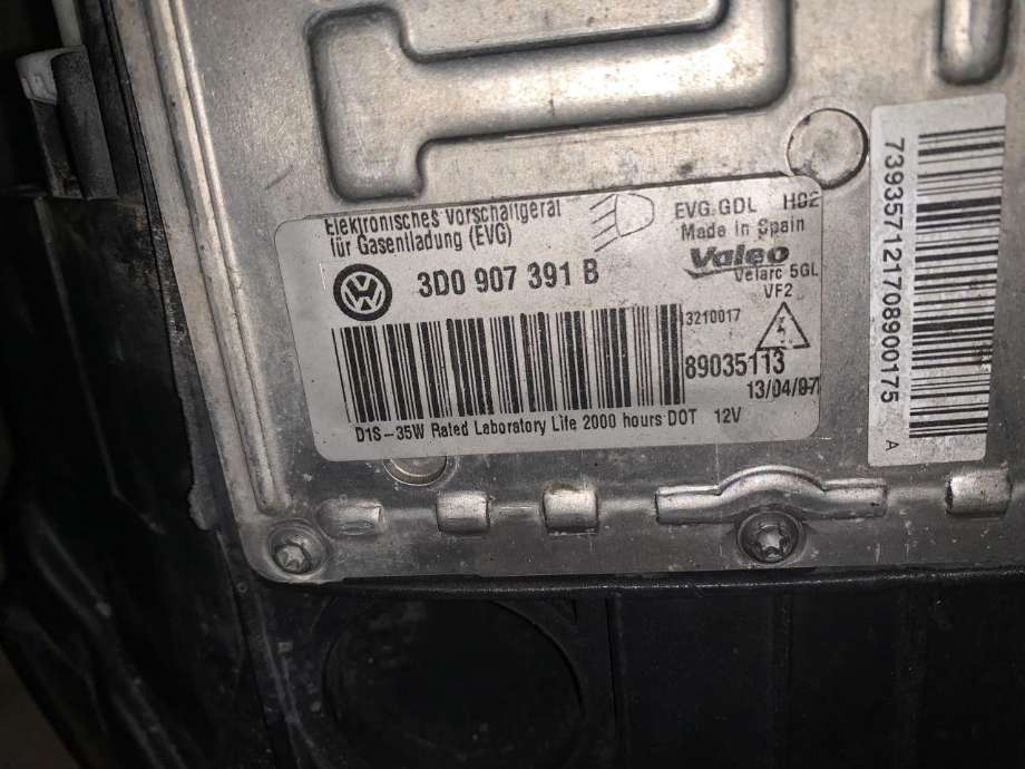 Frontlykt venstre xenon til VW Passat 2005-2010 (B6) (B6) 
