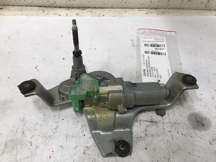 Viskermotor bakrute til Mitsubishi Outlander, 2007-2010 (Type II, Fase 1)  