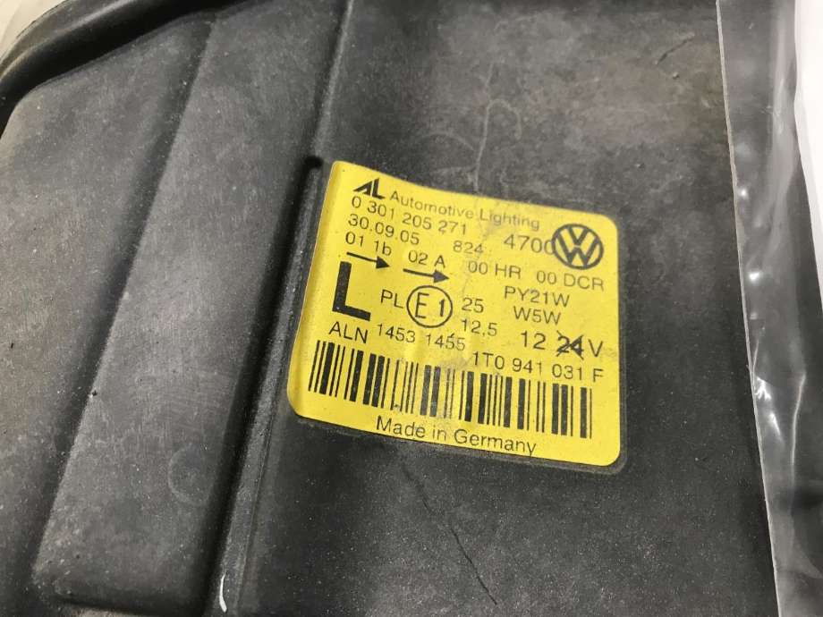 Frontlykt venstre xenon til VW Touran 2003-2006 (Type I, Fase 1)  