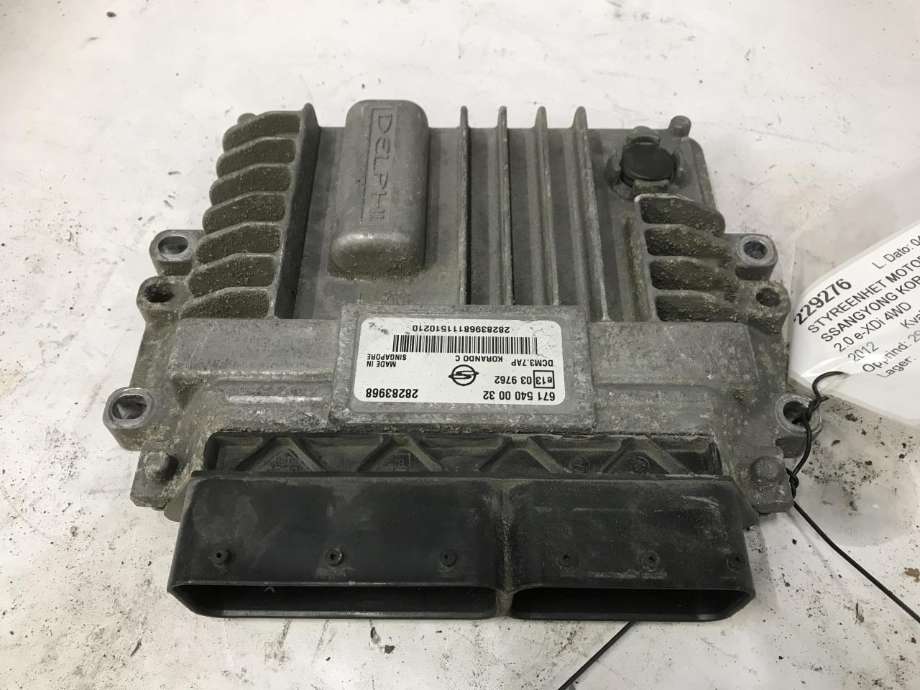 Styreenhet motor til SsangYong Korando, 2011-2013 (Type III)  (6715400032)