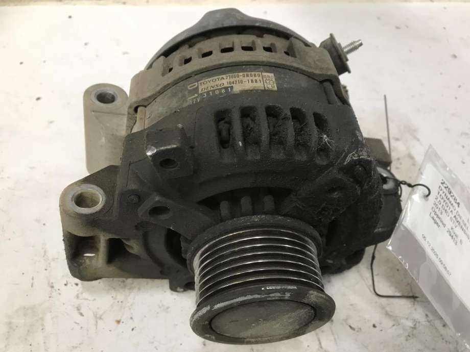 Dynamo diesel til Toyota Avensis, 2009-2015 (Type III, Fase 1)  (DENSO|27060-0R080)