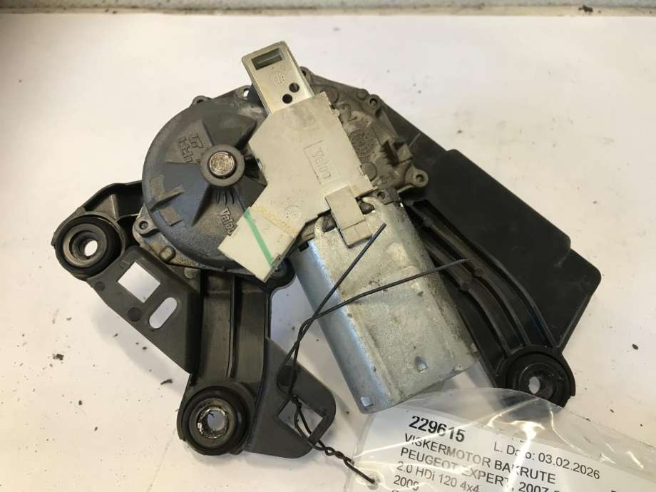 Viskermotor bakrute til Peugeot Expert 2007-2016 (Type II)  (VALEO|53028712|1400457880|)