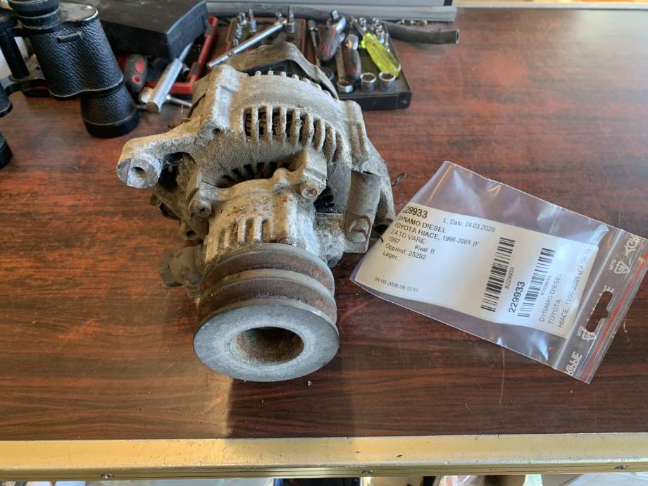 Dynamo diesel til Toyota Hiace, 1996-2001 (Fase 1)  