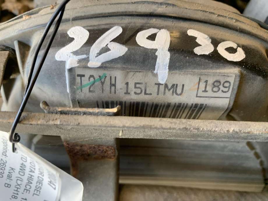 Motor diesel til Toyota Hiace 1996-2001 (Fase 1)  