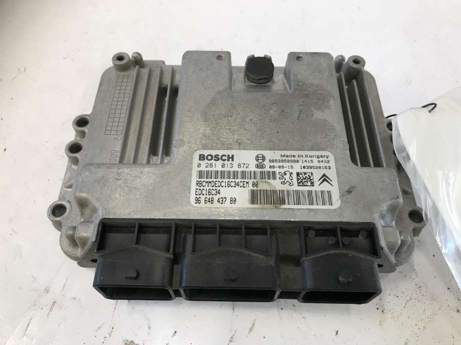 Styreenhet motor til Citroën Berlingo 2008-2015 (Type II, Fase 1)  (BOSCH|0281013872|9664843780|)