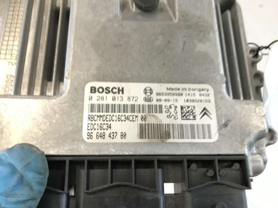 Styreenhet motor til Citroën Berlingo 2008-2015 (Type II, Fase 1)  (BOSCH|0281013872|9664843780|)