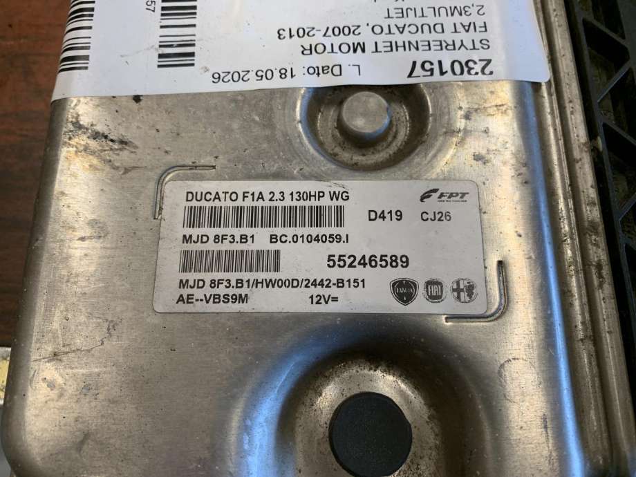 Styreenhet motor til Fiat Ducato 2007-2013