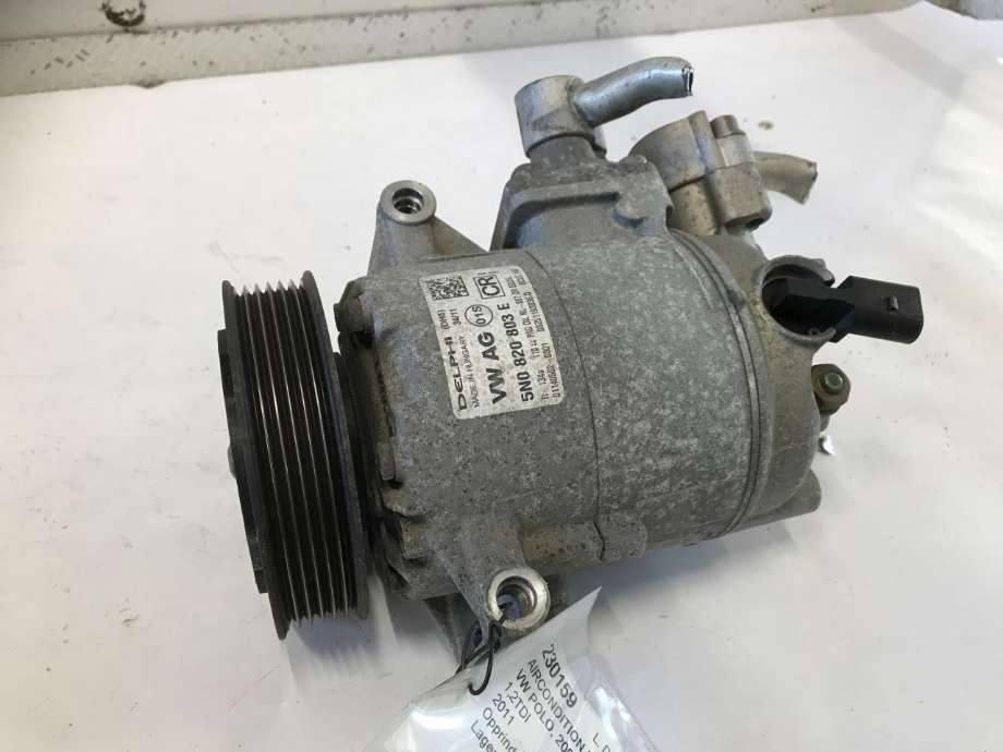 Aircondition kompressor til VW Polo, 2009-2014 (Type V, Fase 1)  (5N0820803E)