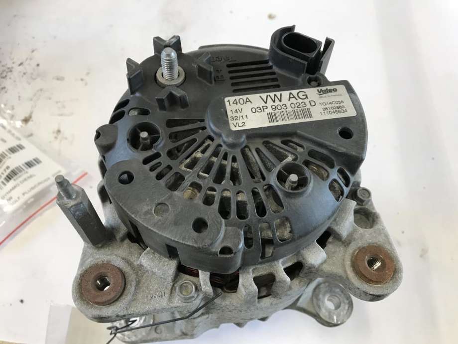 Dynamo diesel til VW Polo 2009-2014 (Type V, Fase 1)  (VALEO|03P903023D|)