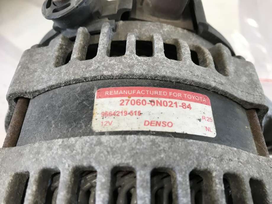 Dynamo diesel til Toyota Auris 2007-2010 (Type I, Fase 1)  (DENSO|27060-0N021-84|)