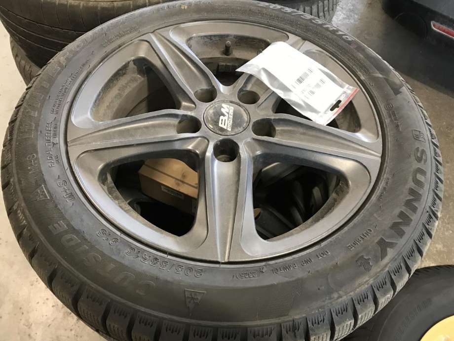 Hjulsett aluminium vinter til Toyota Auris, 2007-2010 (Type I, Fase 1)  