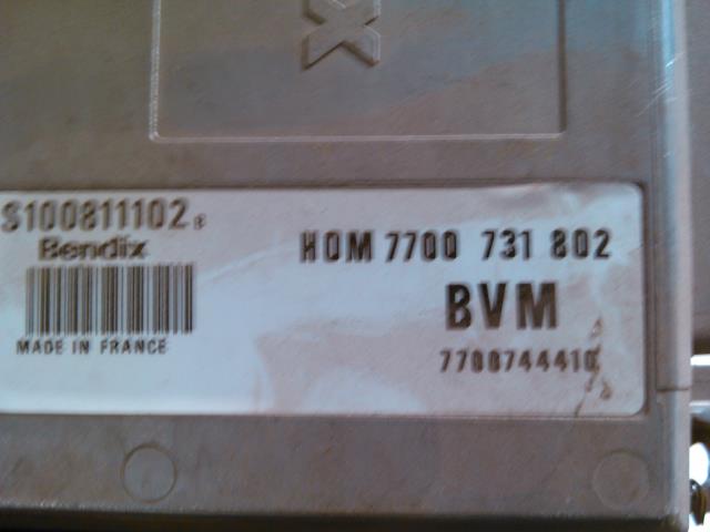 Styreenhet forgasser til Renault 19 1990-1996  (BENDIX|S100811102|7700744410|)