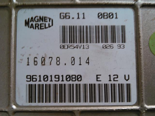 Styreenhet motor til Peugeot 106 1991-1999  (MAGNETI|16078.014|)