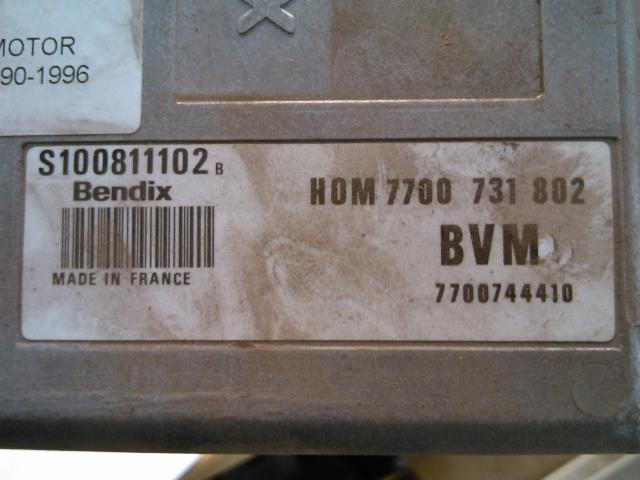 Styreenhet motor til Renault 19 1990-1996  (BENDIX|S100811102|)