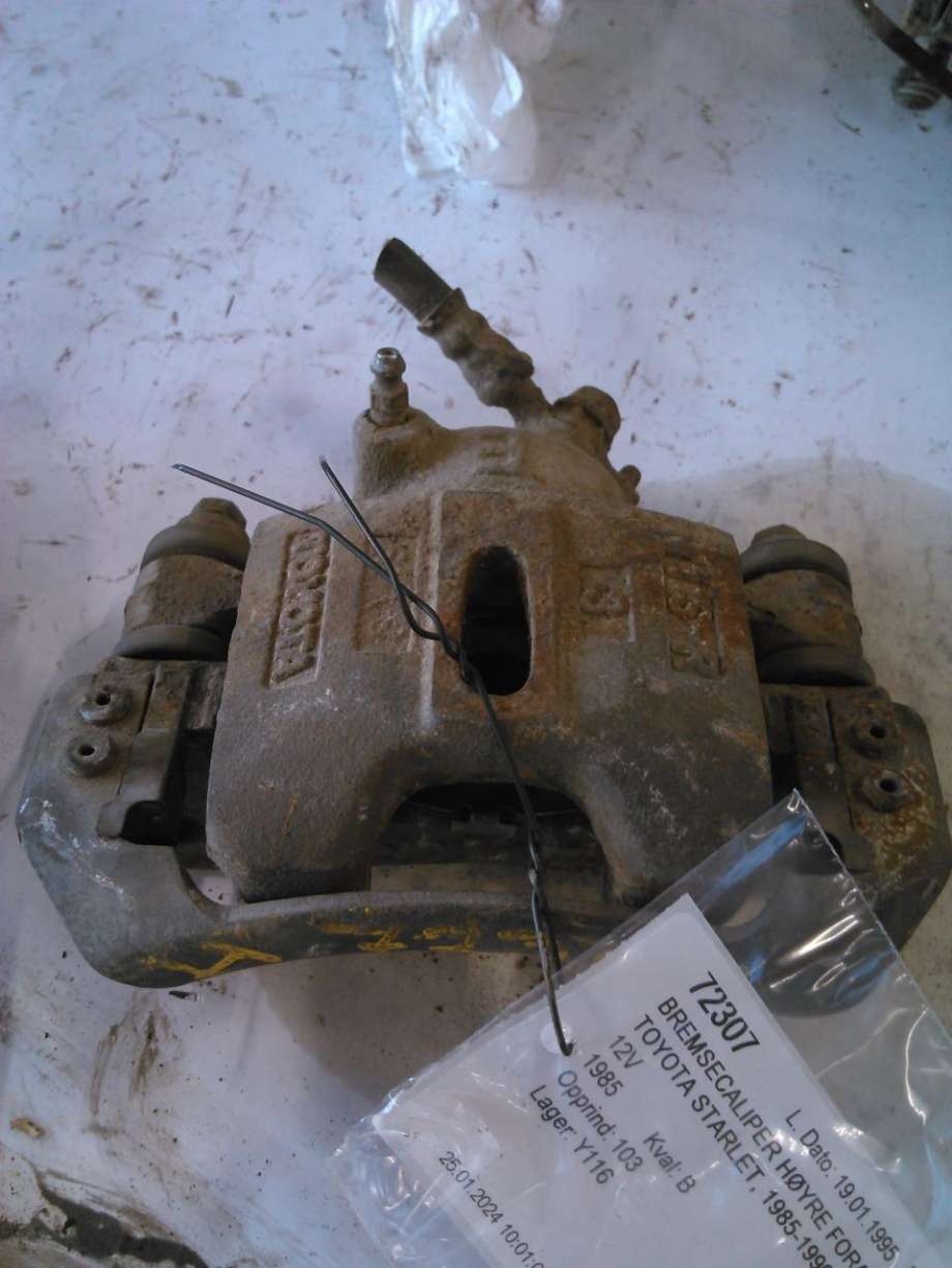 Bremsecaliper høyre foran til Toyota Starlet 1985-1990
