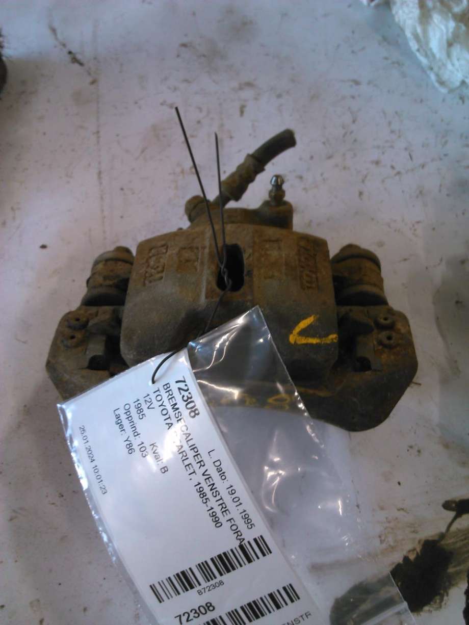 Bremsecaliper venstre foran til Toyota Starlet, 1985-1990
